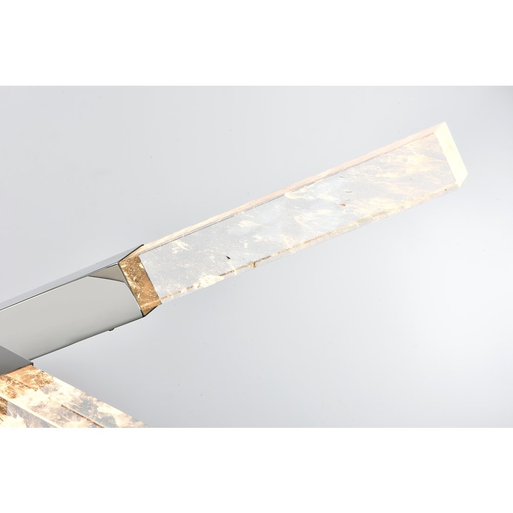 Ari 4-Bar Pendant In Chrome. Picture 4