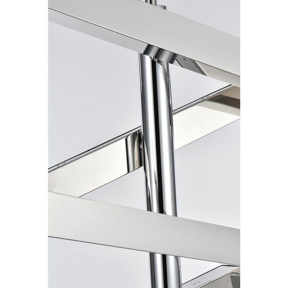 Ari 4-Bar Pendant In Chrome. Picture 5