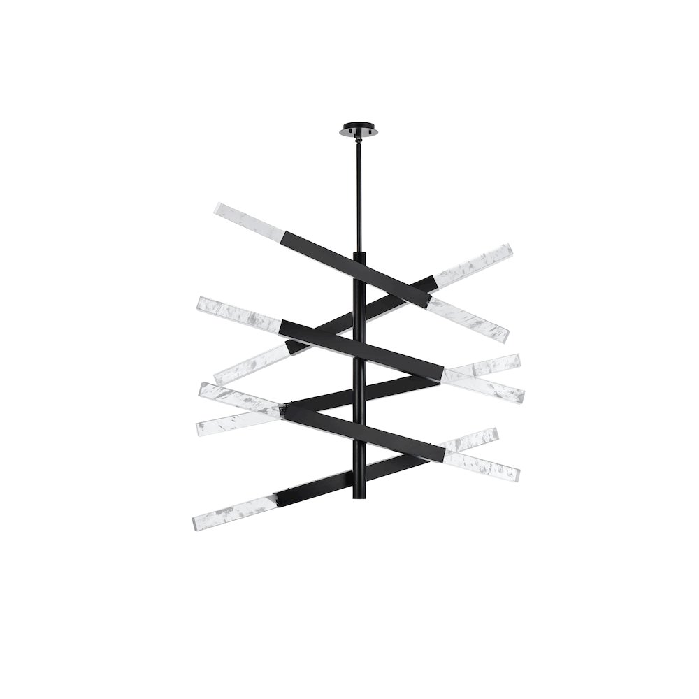 Ari 6-Bar Pendant In Black. Picture 7