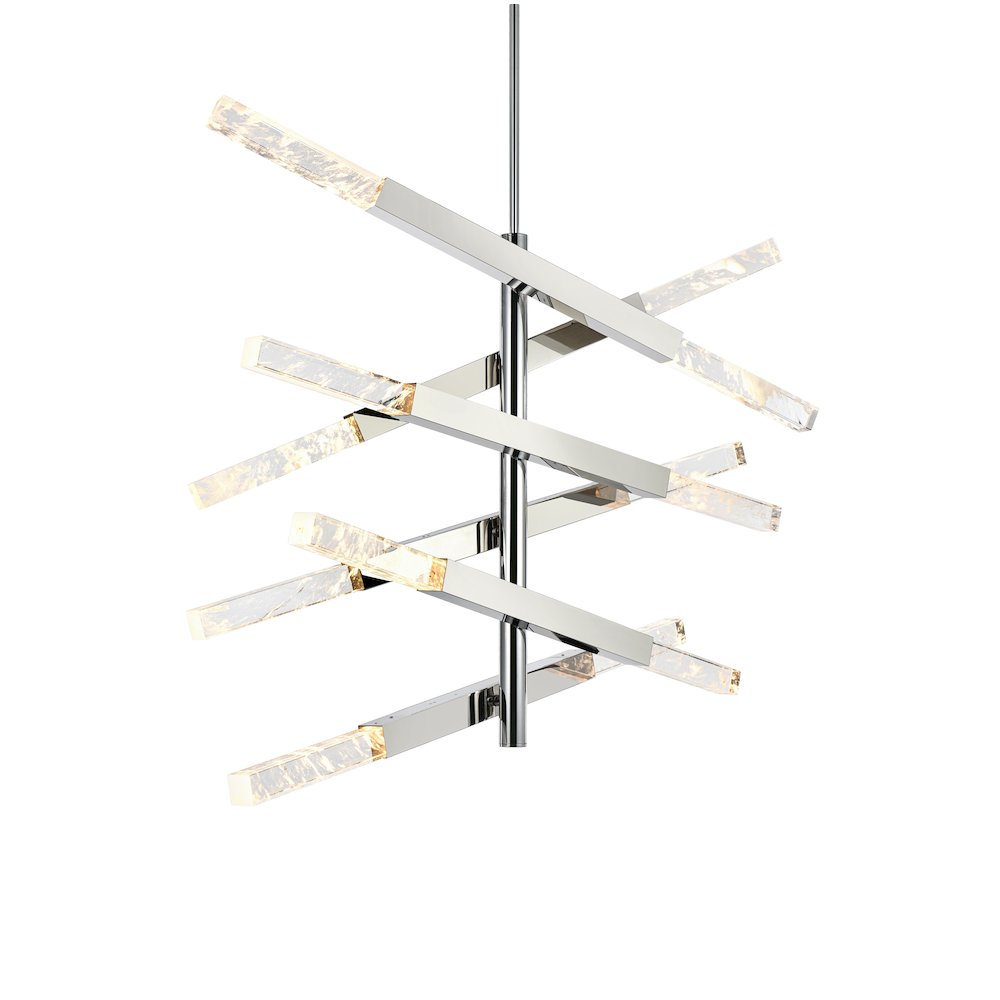 Ari 6-Bar Pendant In Chrome. Picture 3