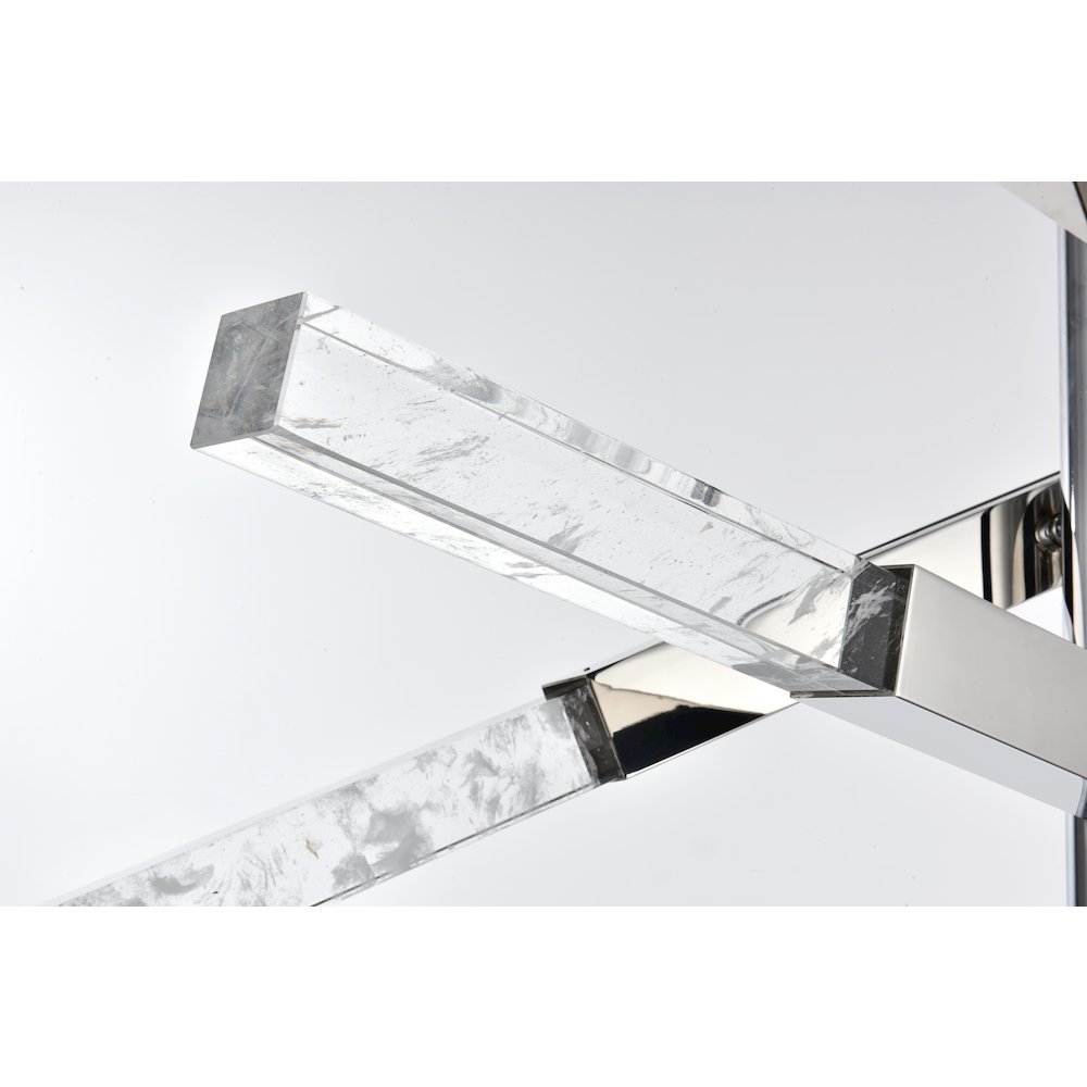 Ari 6-Bar Pendant In Chrome. Picture 6