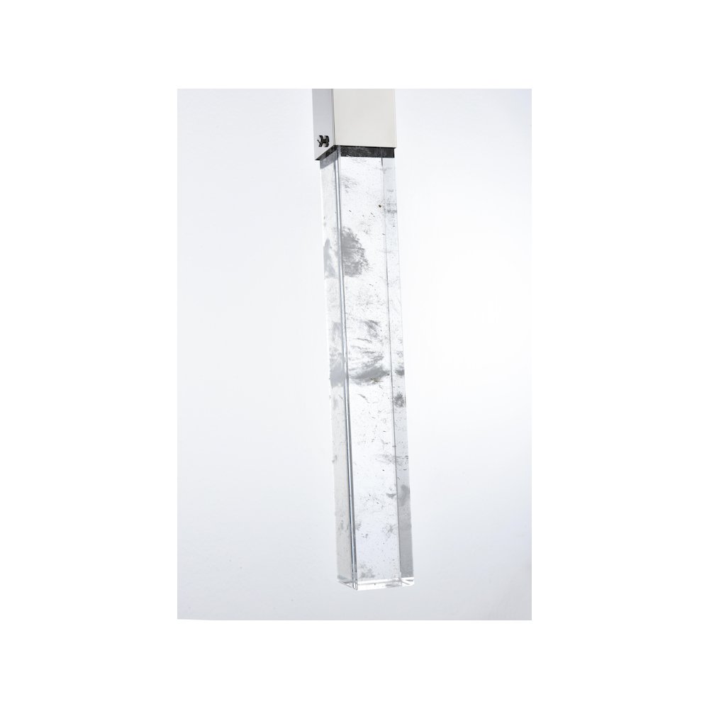 Aurora 16 inch Pendant in Chrome. Picture 6