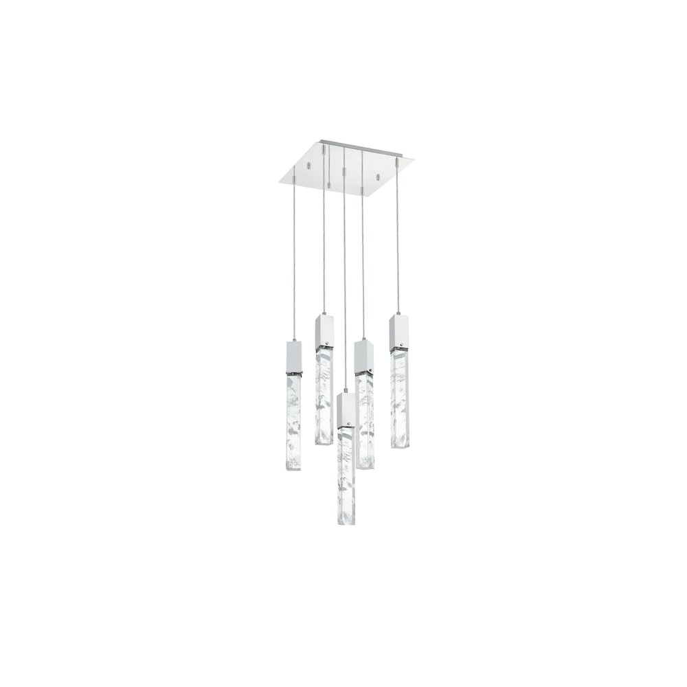 Aurora 16 inch Pendant in Chrome. Picture 7