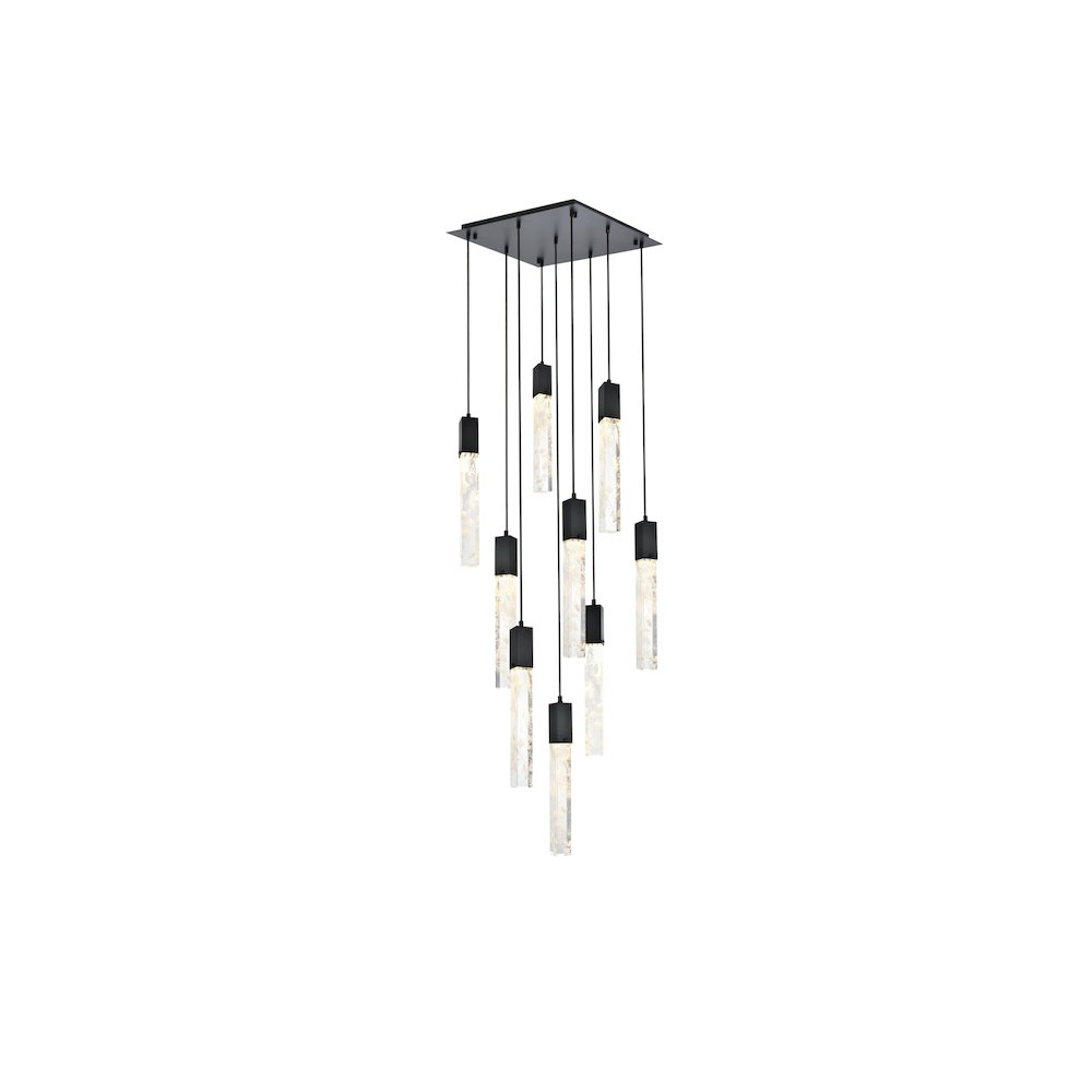 Aurora 20 inch Pendant in Black. Picture 1
