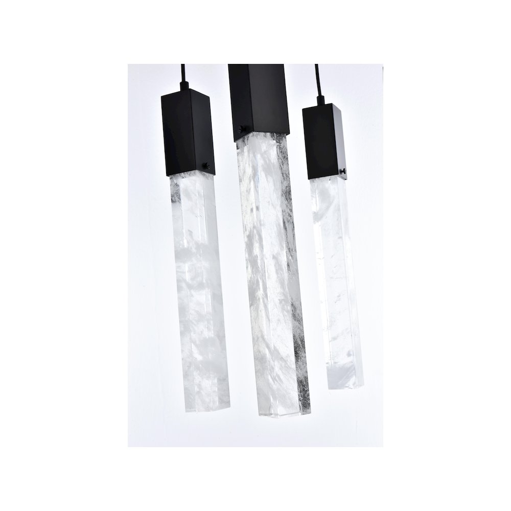 Aurora 20 inch Pendant in Black. Picture 6