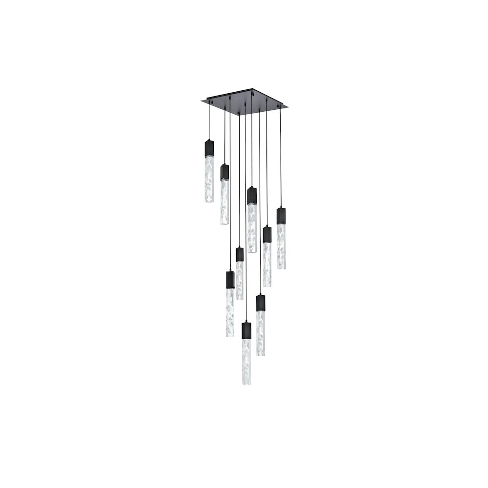Aurora 20 inch Pendant in Black. Picture 7