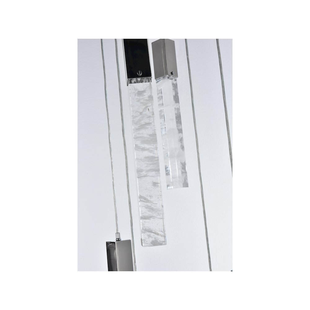 Aurora 20 inch Pendant in Chrome. Picture 4