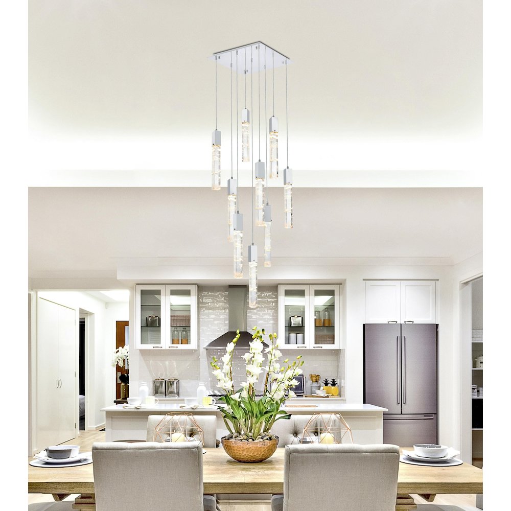 Aurora 20 inch Pendant in Chrome. Picture 8