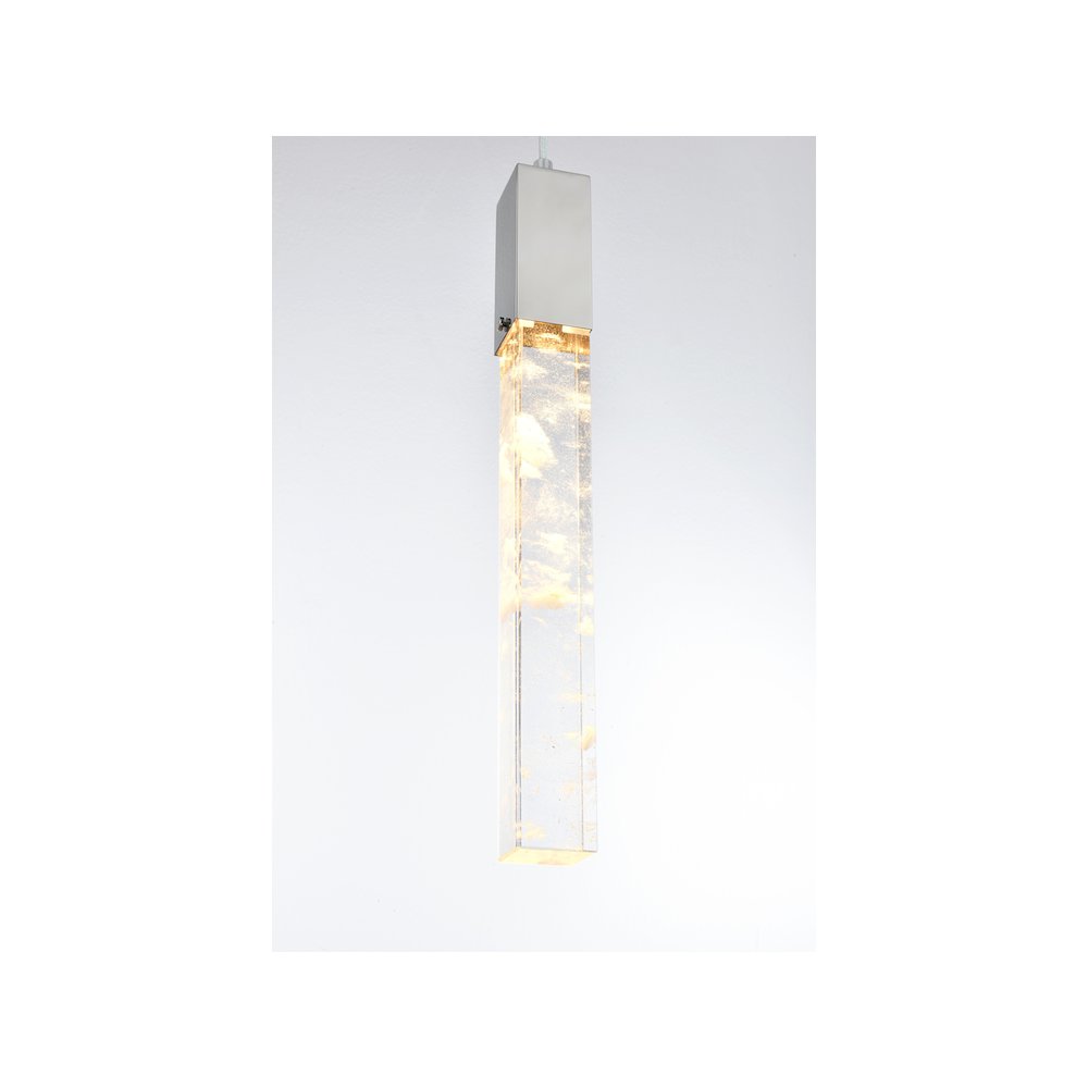 Aurora 32 inch Pendant in Chrome. Picture 5