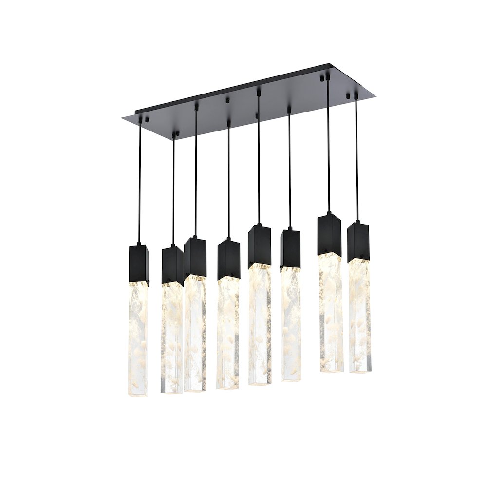Aurora 36 inch Pendant in Black. Picture 1