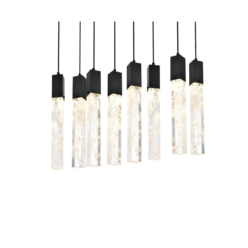 Aurora 36 inch Pendant in Black. Picture 3