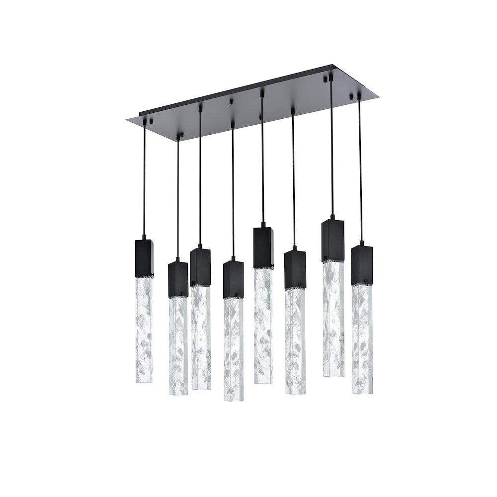 Aurora 36 inch Pendant in Black. Picture 8