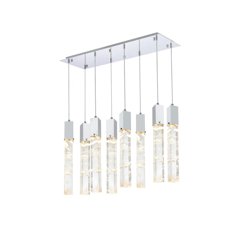 Aurora 36 inch Pendant in Chrome. Picture 1