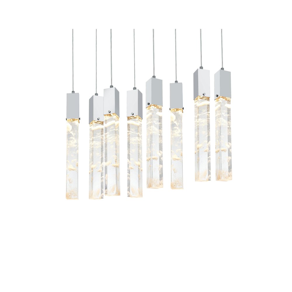 Aurora 36 inch Pendant in Chrome. Picture 3