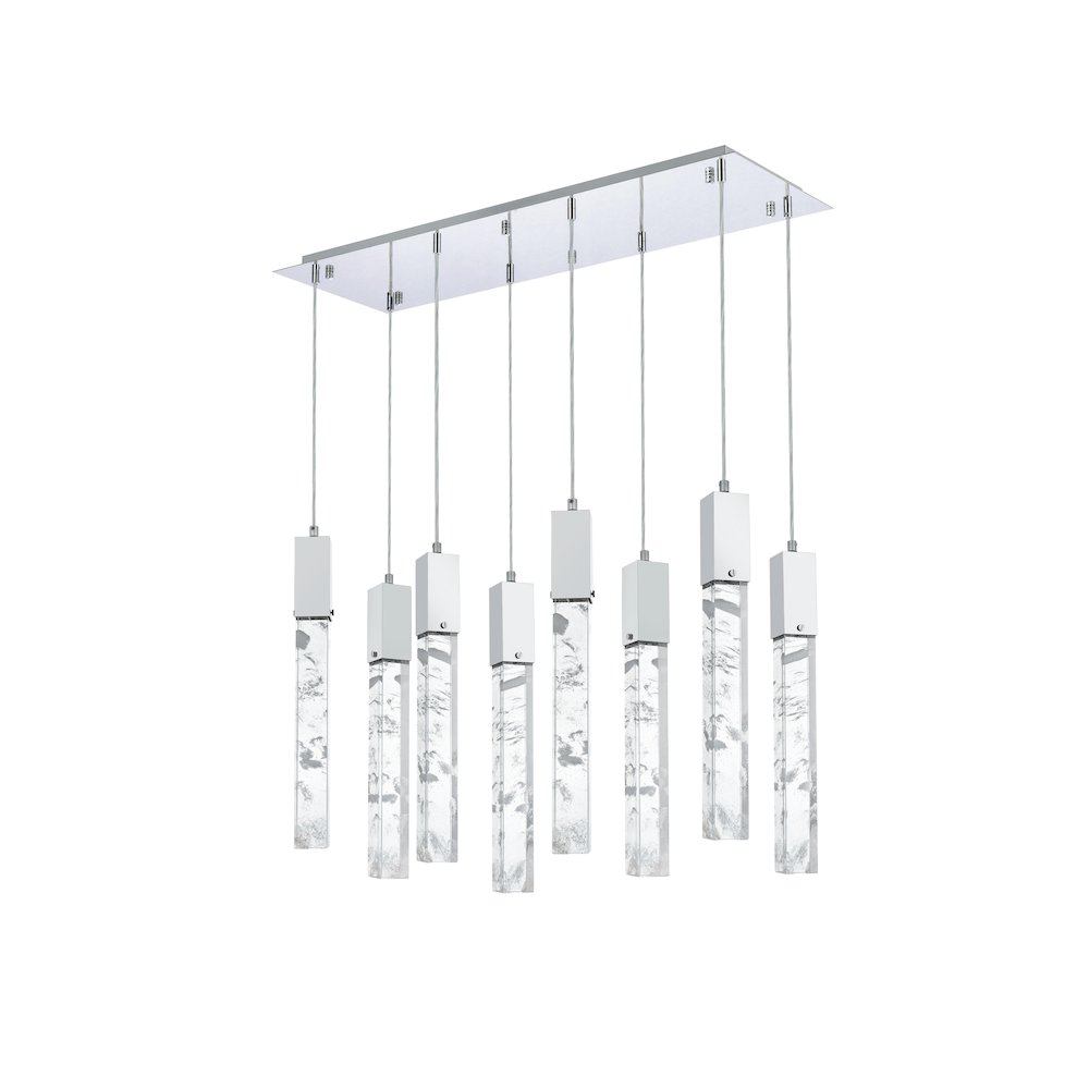 Aurora 36 inch Pendant in Chrome. Picture 8