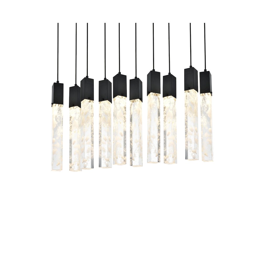Aurora 42 inch Pendant in Black. Picture 3