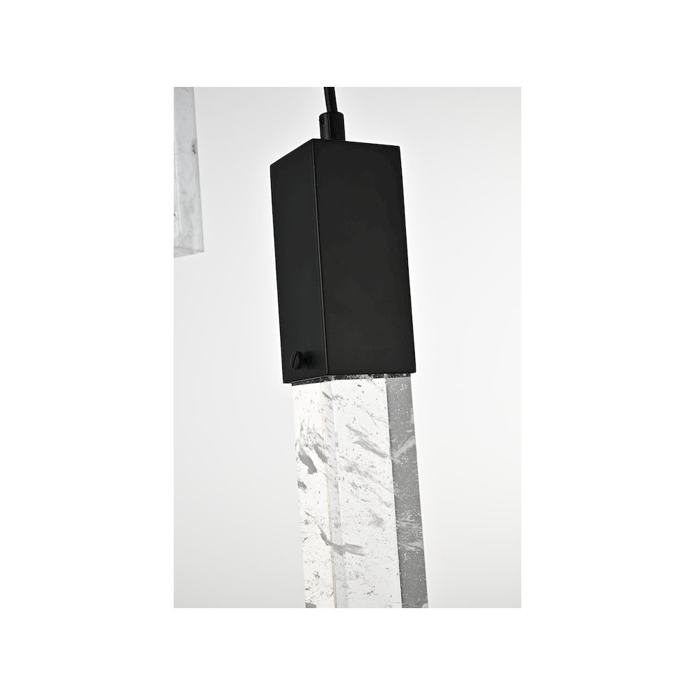 Aurora 42 inch Pendant in Black. Picture 5