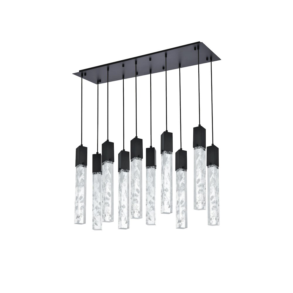 Aurora 42 inch Pendant in Black. Picture 8