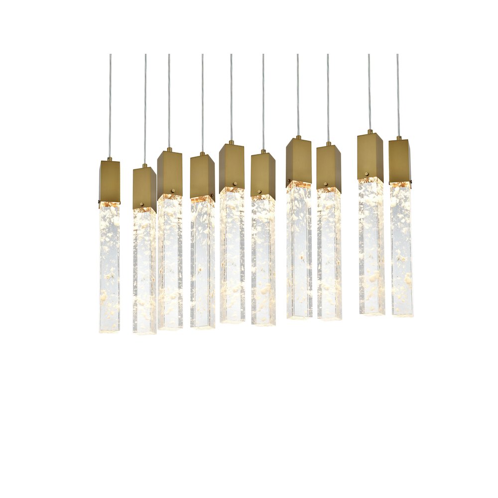 Aurora 42 inch Pendant in Satin Gold. Picture 3