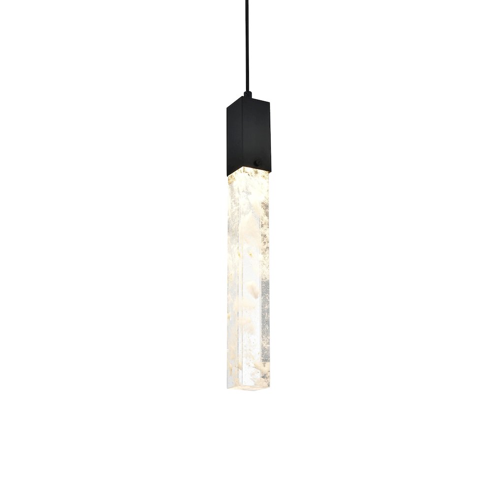 Aurora 5 inch Pendant in Black. Picture 3