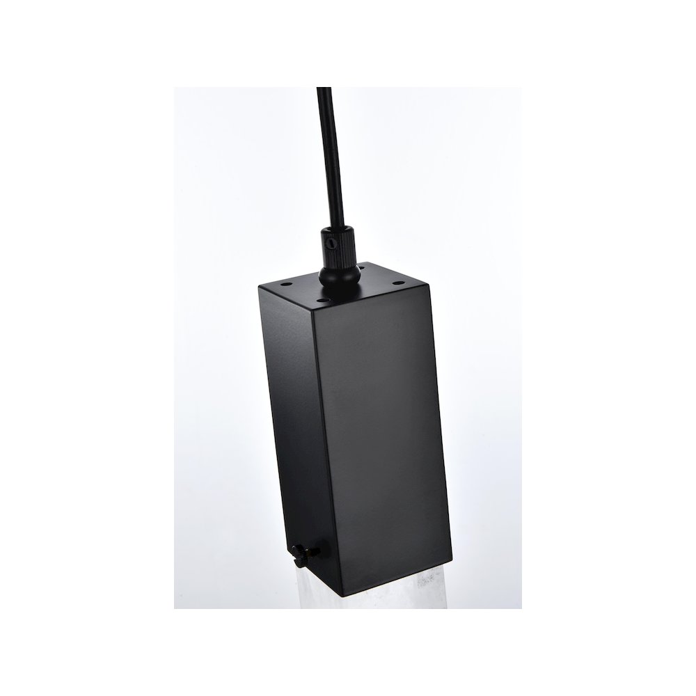 Aurora 5 inch Pendant in Black. Picture 4