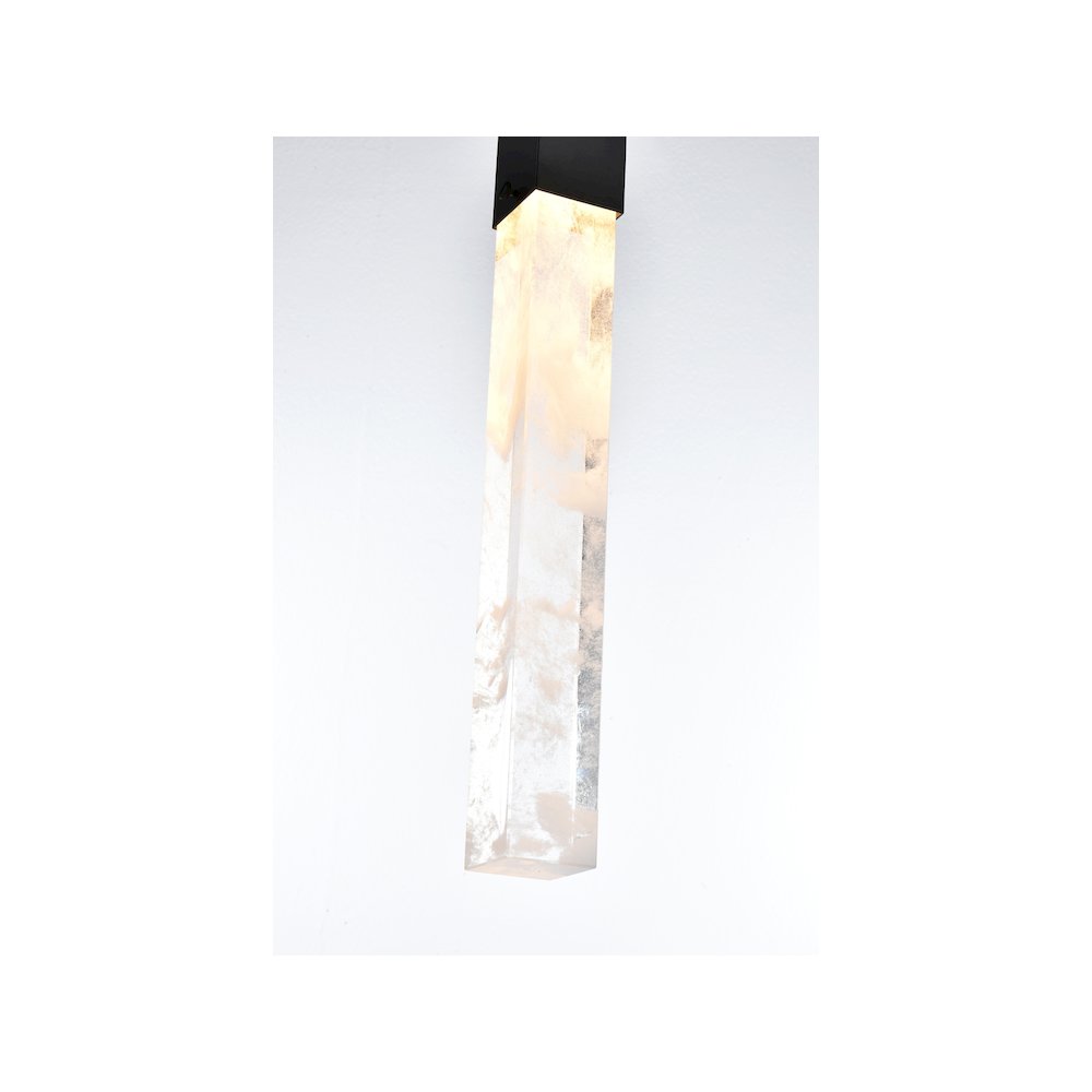 Aurora 5 inch Pendant in Black. Picture 5