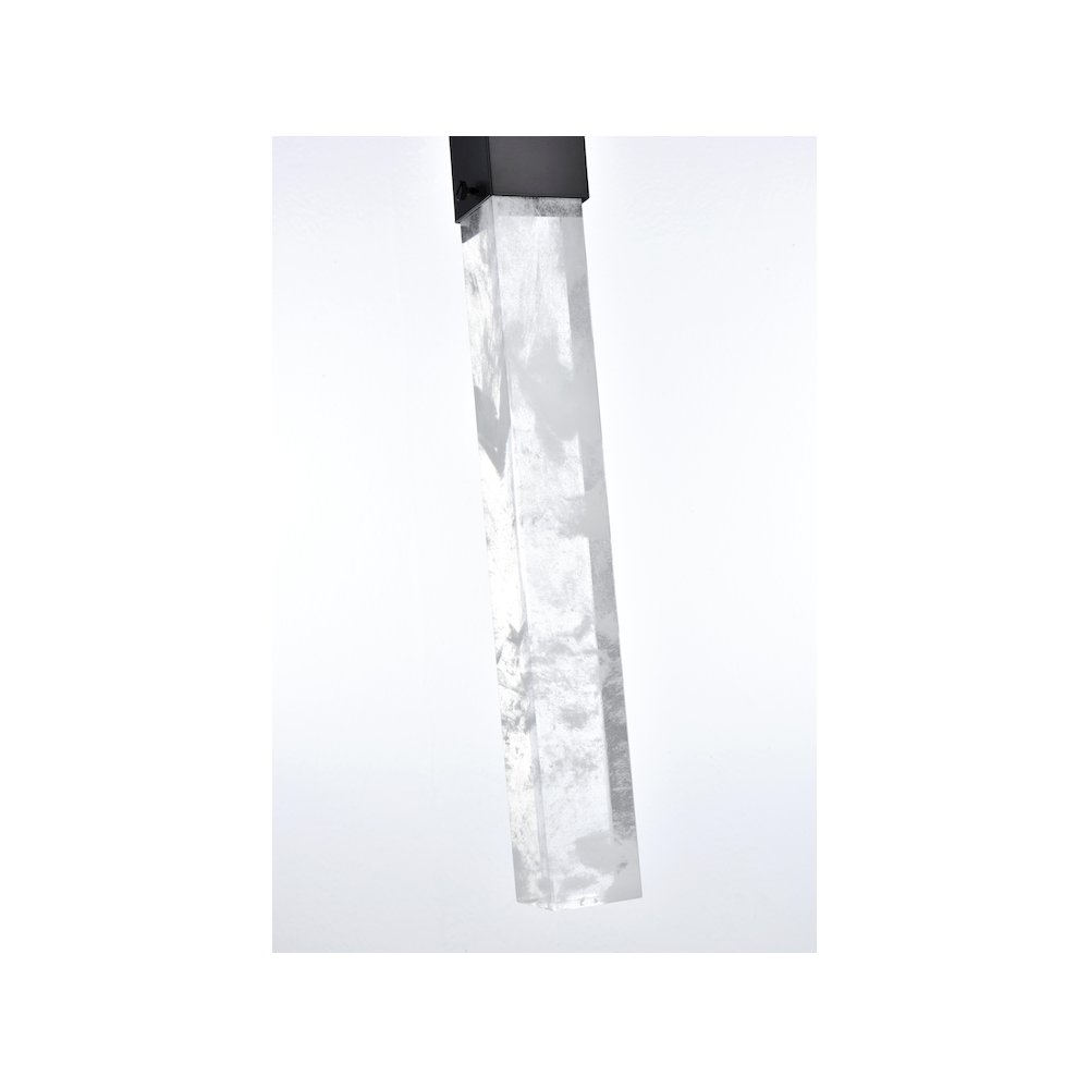 Aurora 5 inch Pendant in Black. Picture 6