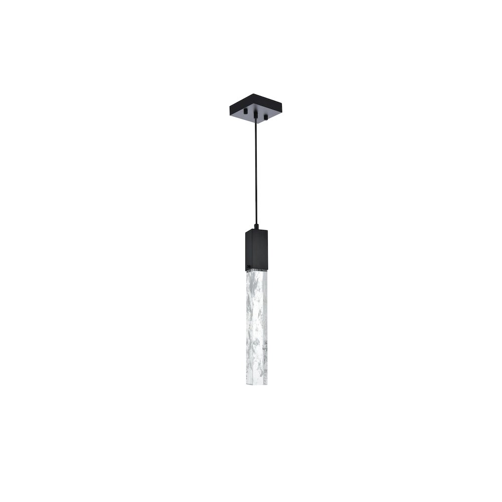 Aurora 5 inch Pendant in Black. Picture 7