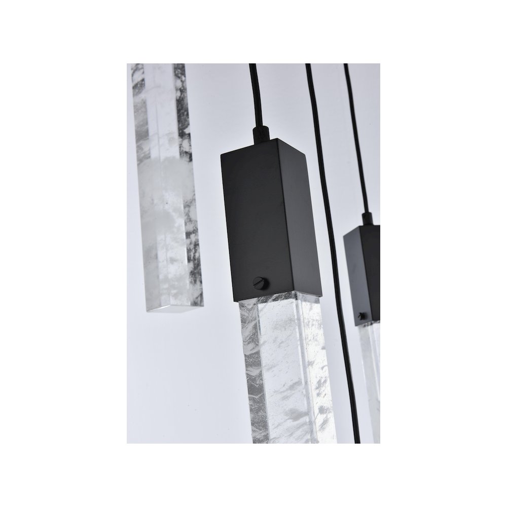 Aurora 26 inch Pendant in Black. Picture 5