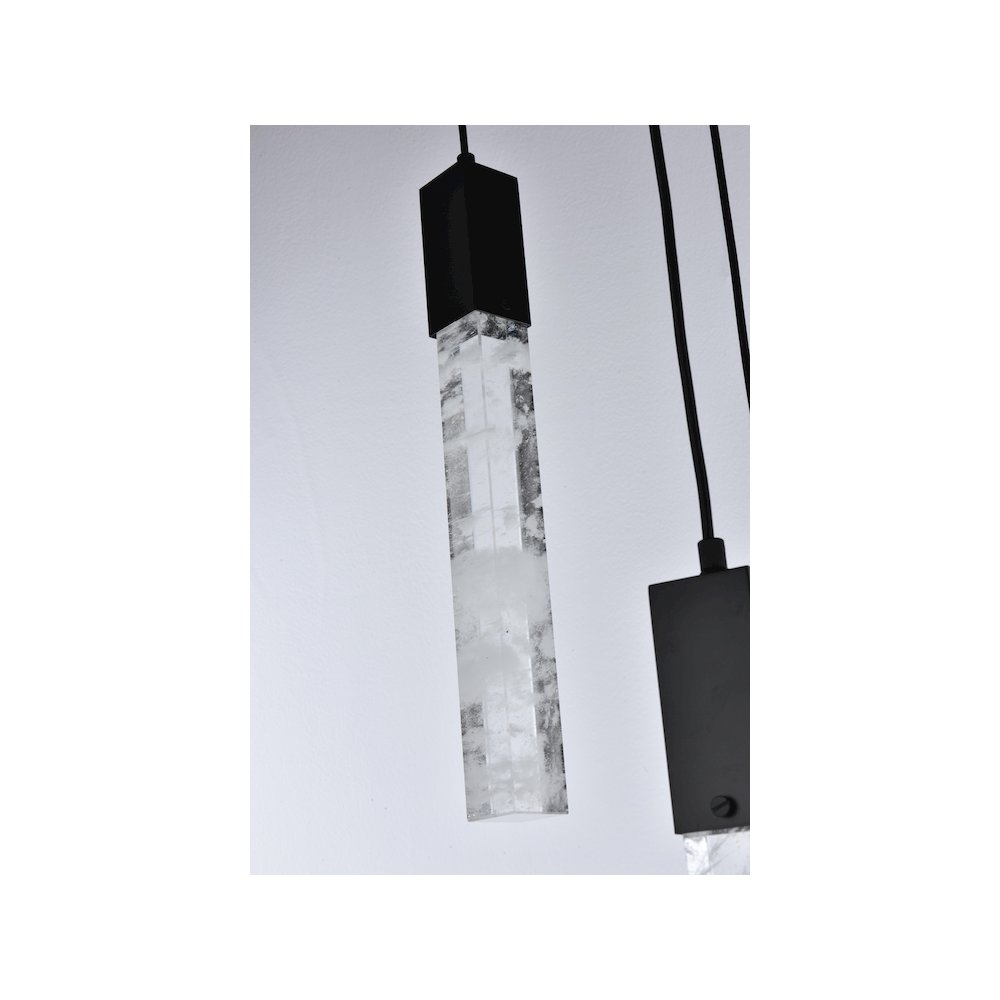 Aurora 26 inch Pendant in Black. Picture 6