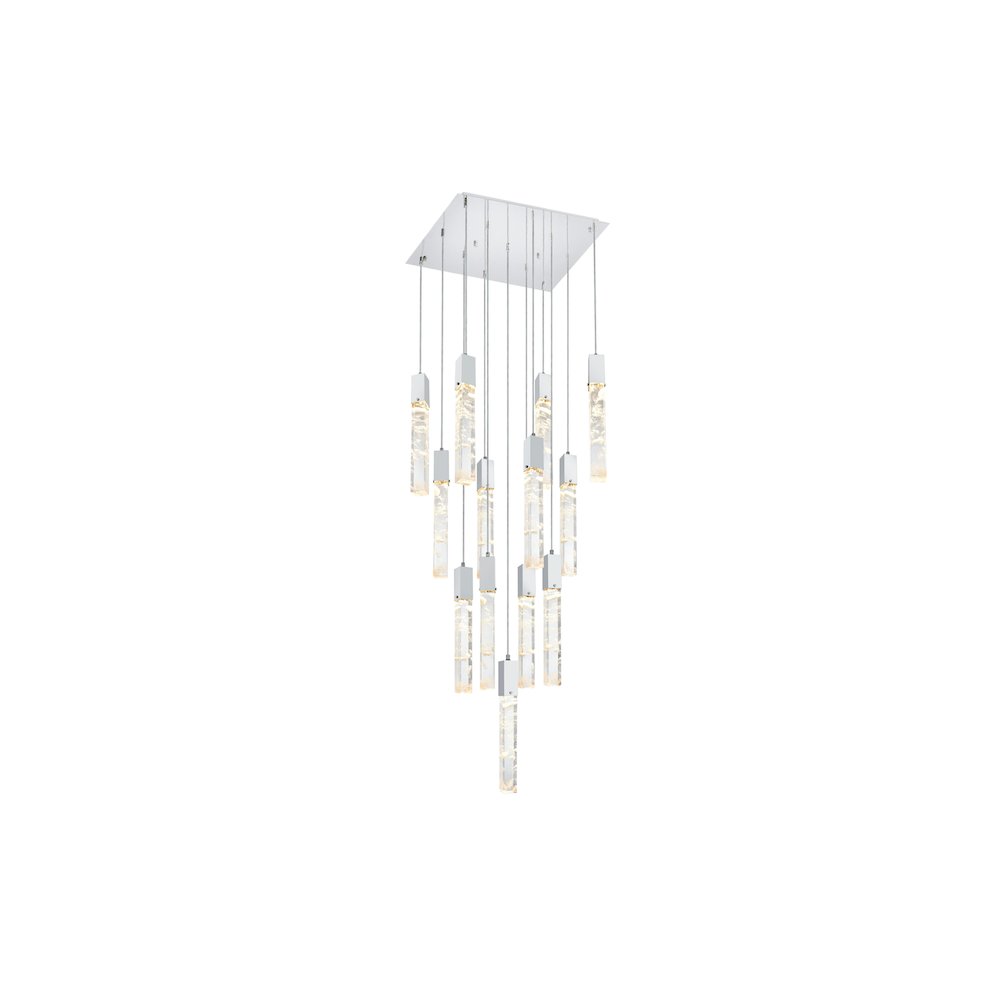 Aurora 26 inch Pendant in Chrome. Picture 1