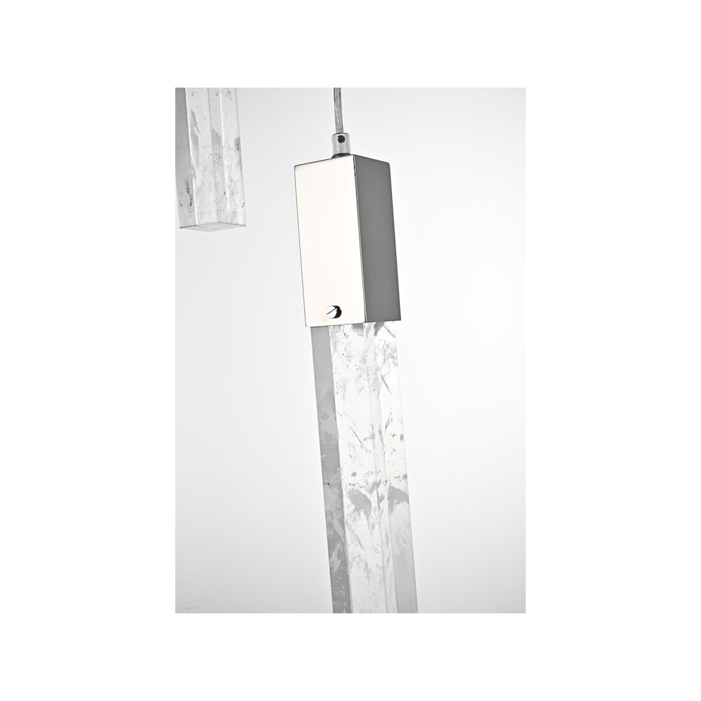 Aurora 26 inch Pendant in Chrome. Picture 7