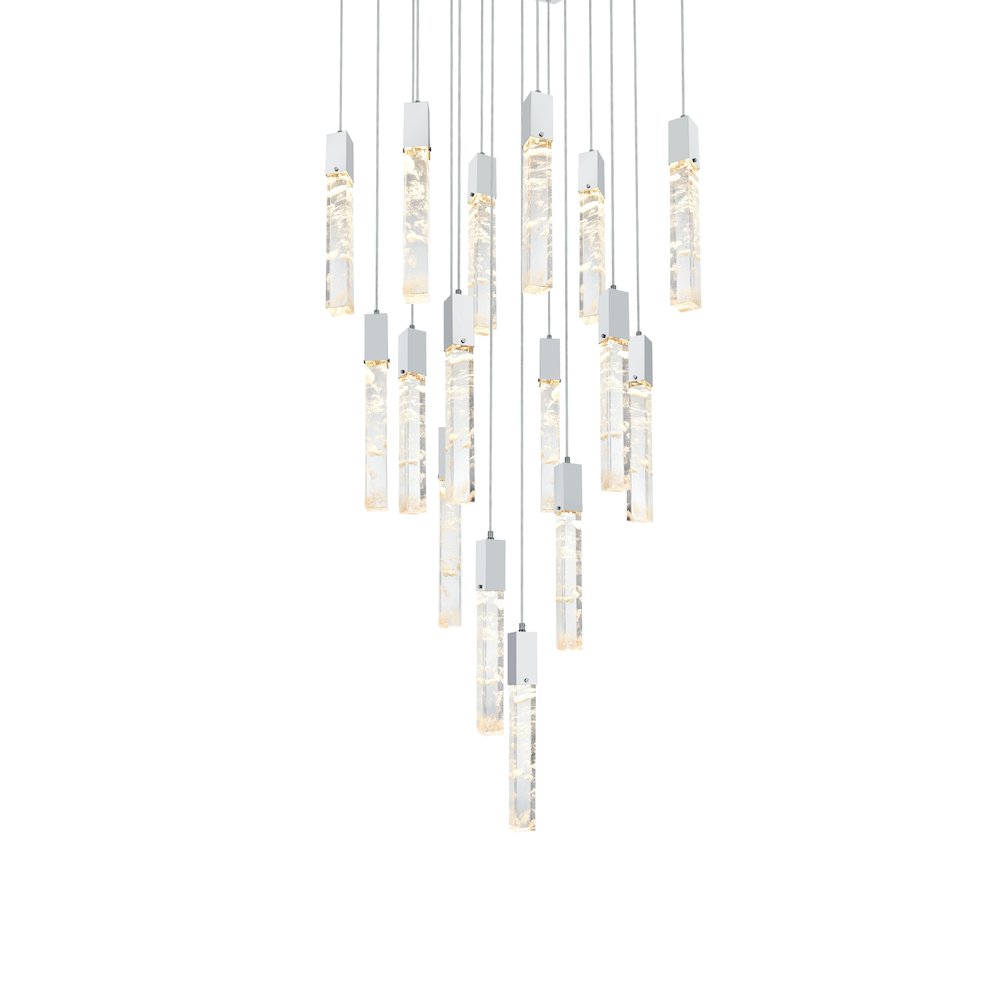 Aurora 30 inch Pendant in Black. Picture 3