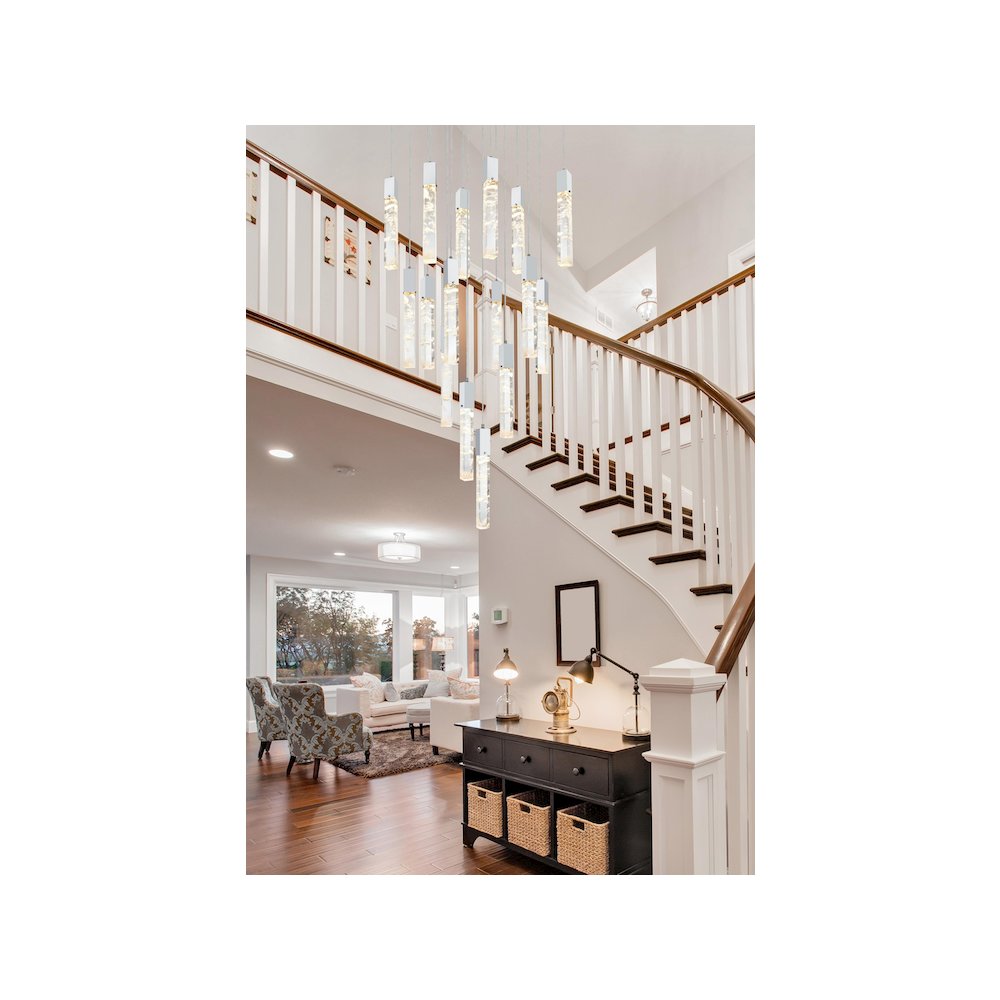 Aurora 30 inch Pendant in Black. Picture 9