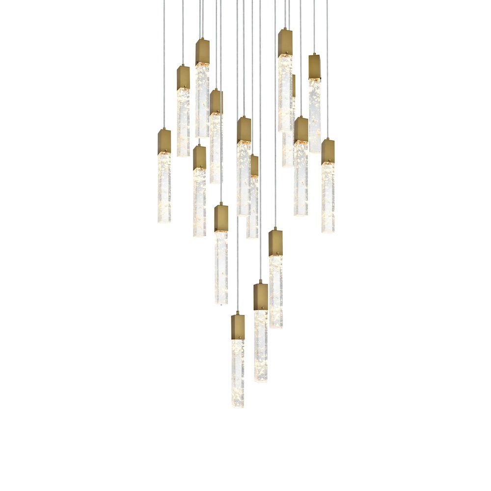 Aurora 30 inch Pendant in Chrome. Picture 3
