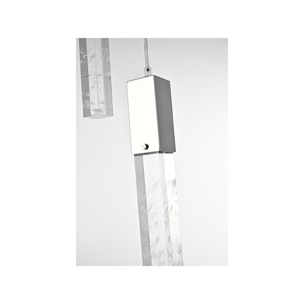 Aurora 36 inch Chandelier in Chrome. Picture 4