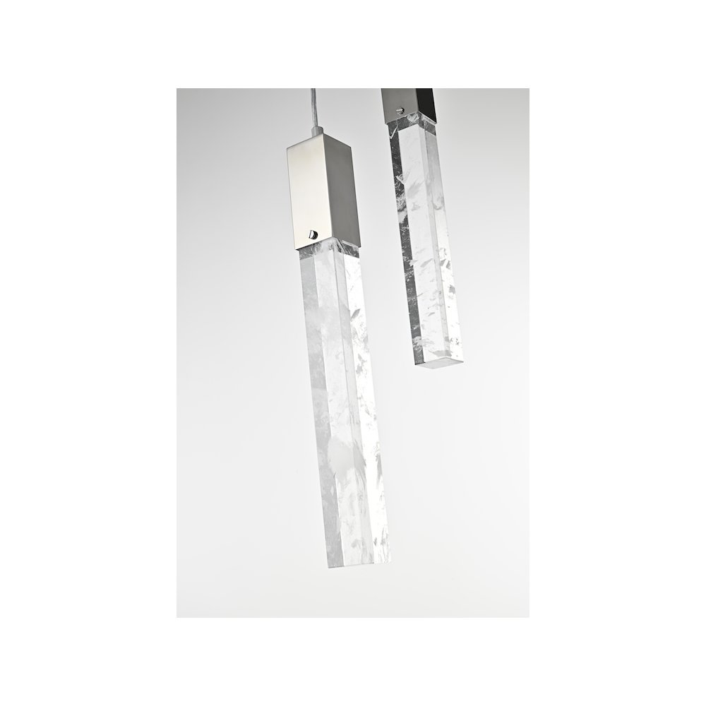 Aurora 36 inch Chandelier in Chrome. Picture 5