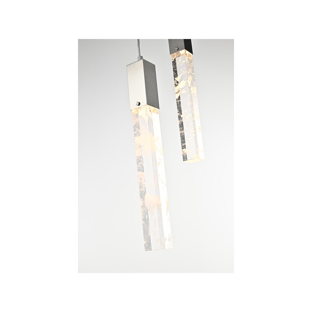 Aurora 36 inch Chandelier in Chrome. Picture 7