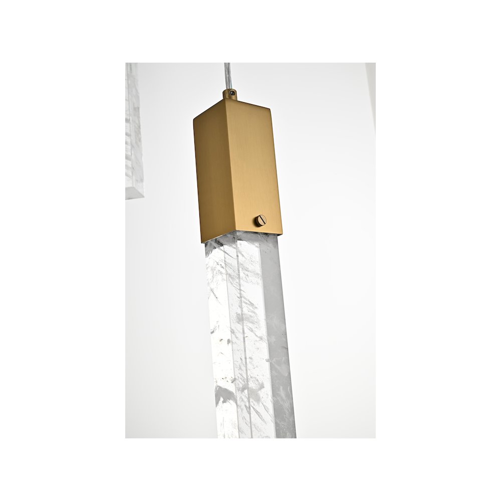 Aurora 36 inch Chandelier in Satin Gold. Picture 7