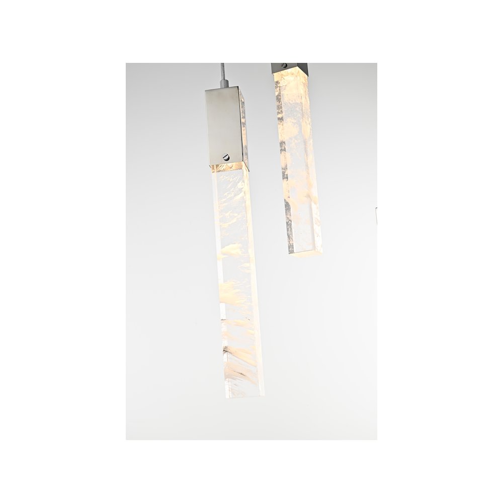 Aurora 42 inch Chandelier in Chrome. Picture 5