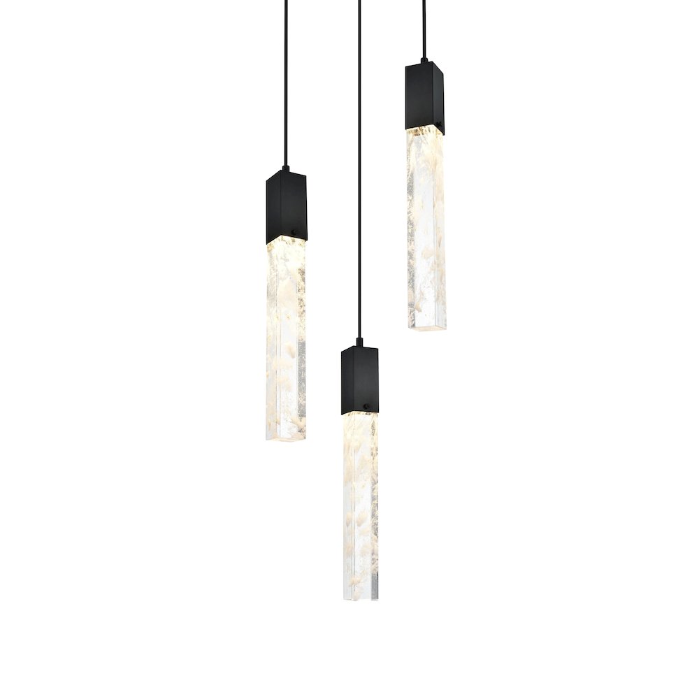 Aurora 16 inch Chandelier in Chrome. Picture 3
