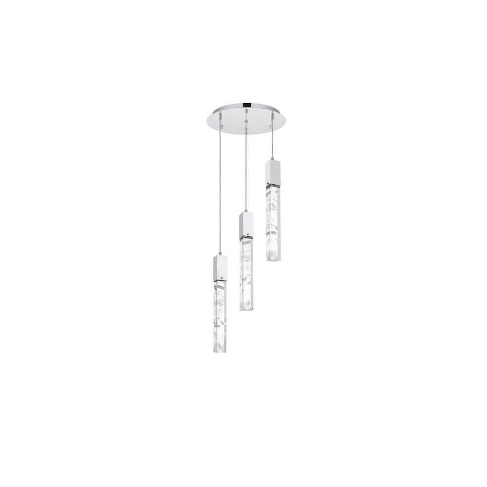 Aurora 16 inch Chandelier in Black. Picture 7