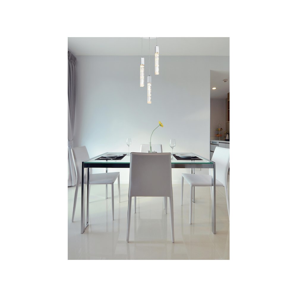 Aurora 16 inch Chandelier in Black. Picture 8