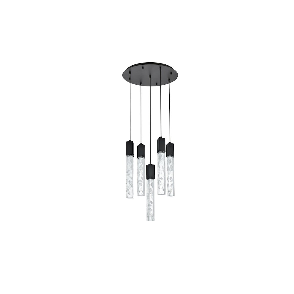 Aurora 20 inch Chandelier in Chrome. Picture 7