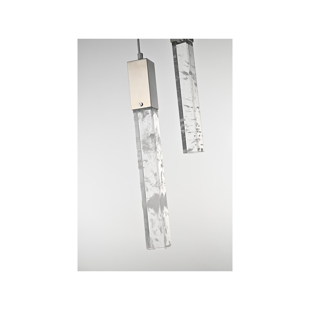 Aurora 24 inch Chandelier in Chrome. Picture 5