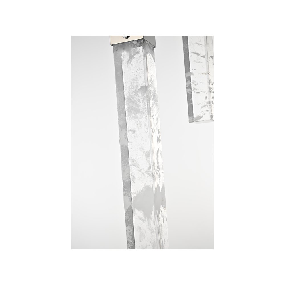 Aurora 24 inch Chandelier in Chrome. Picture 7