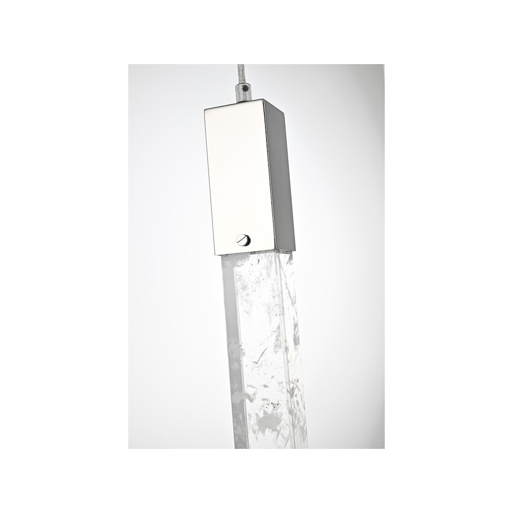 Aurora 30 inch Chandelier in Chrome. Picture 7