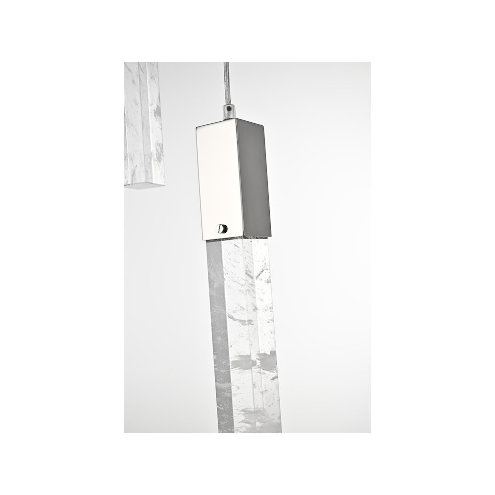 Aurora 36 inch Chandelier in Chrome. Picture 5