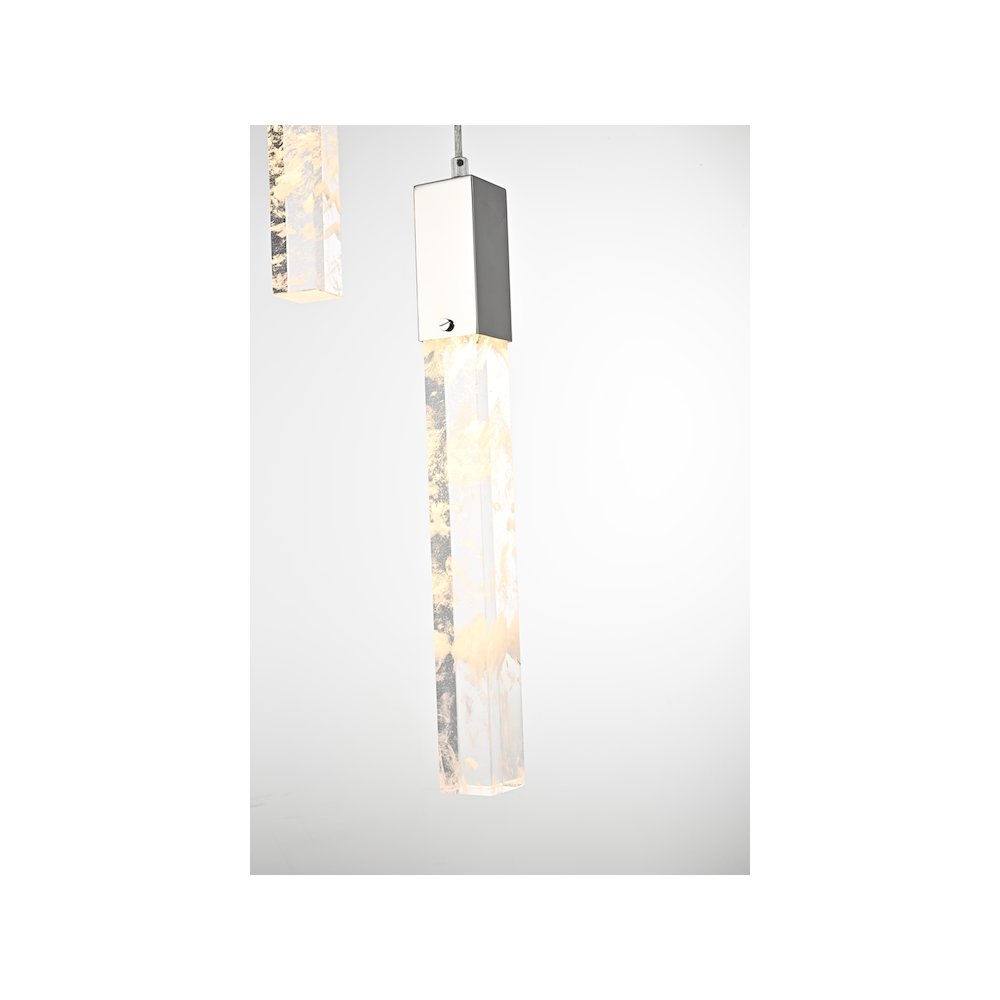 Aurora 36 inch Chandelier in Chrome. Picture 7