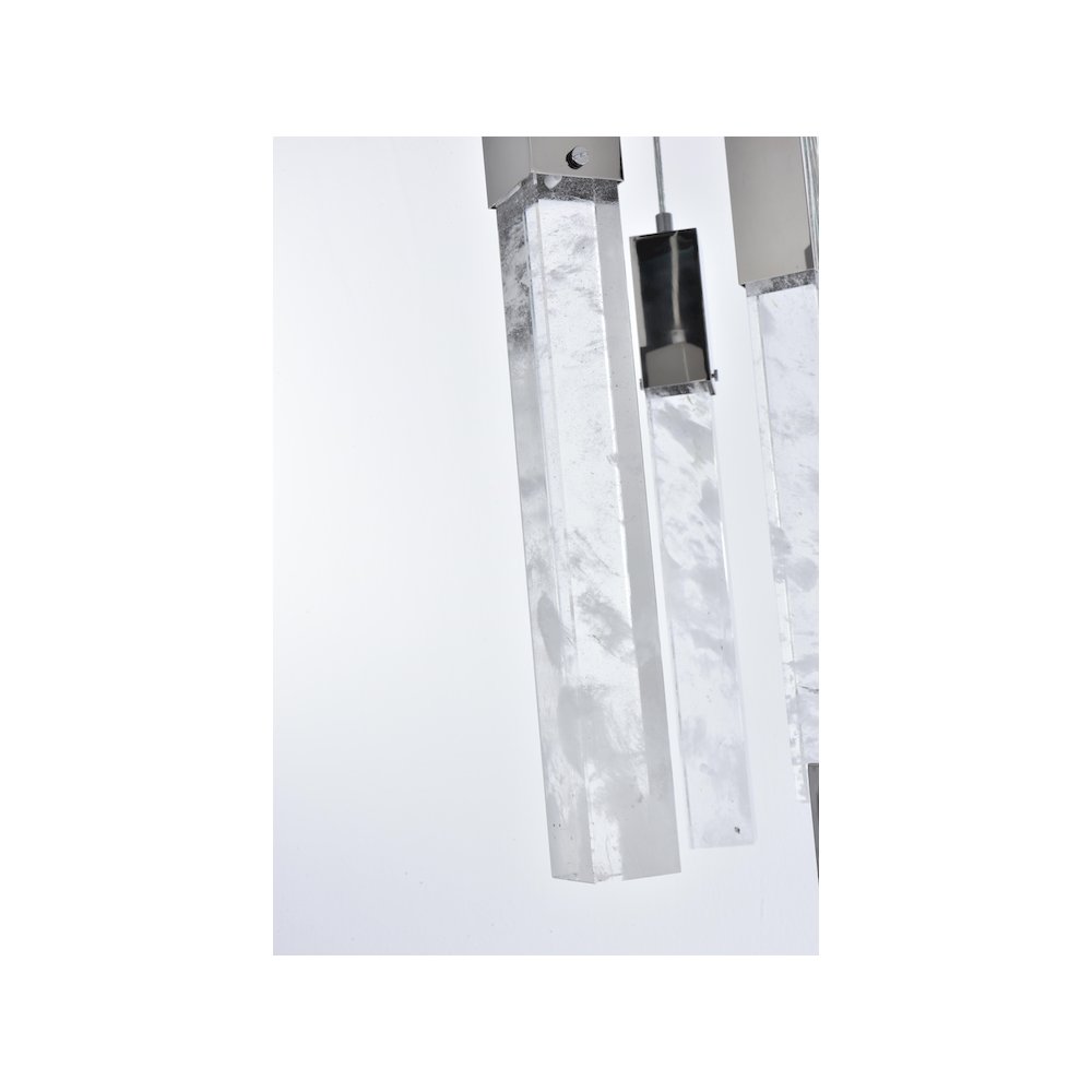 Aurora 42 inch Chandelier in Chrome. Picture 4